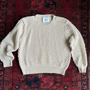Beklina Mar Monte Cotton Sweater in Cream